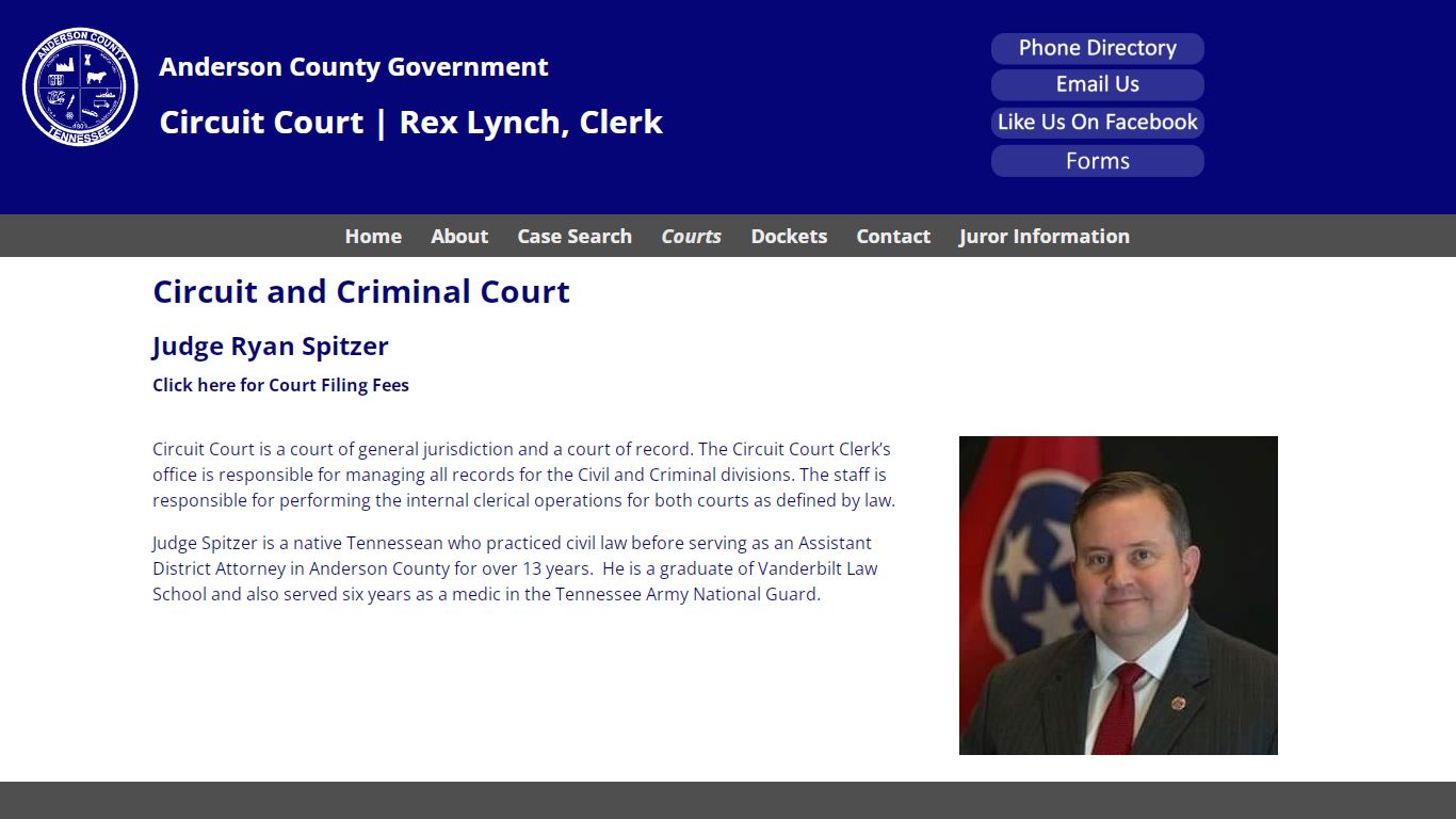Circuit and Criminal Court – Anderson County Circuit Court